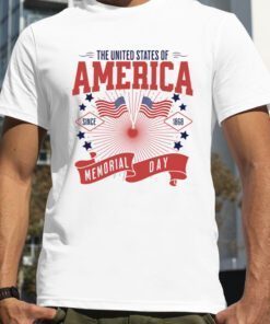 The United States Of America Since 1868 Memorial Day Weekend Tee Shirt
