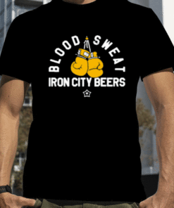 Blood Sweat Iron City Beers Gift T-Shirt