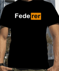 Federer Serve Forehand Backhand Drop Shot Chips Charge Sabr Tweener Tee Shirts