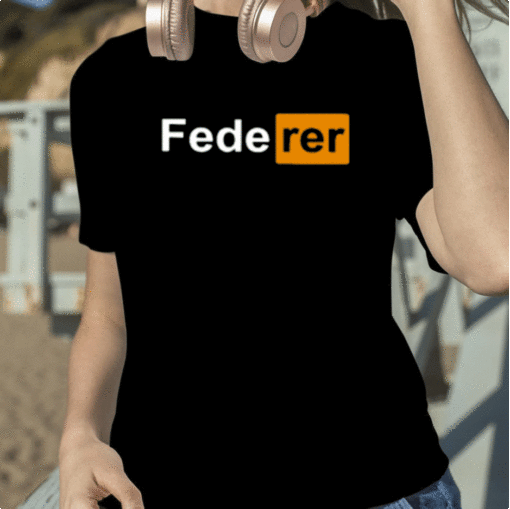 Federer Serve Forehand Backhand Drop Shot Chips Charge Sabr Tweener Tee Shirts