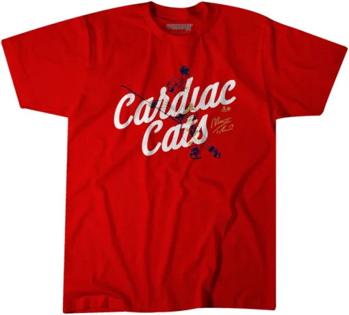 MATTHEW TKACHUK: CARDIAC CATS SHIRTS