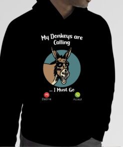 My Donkeys Are Calling I Must Go Classic Shirt