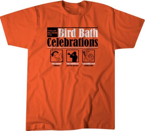 Baltimore Bird Bath Baseball T-Shirt