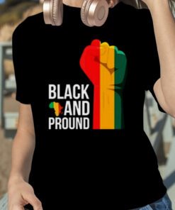 Black And Proud Juneteenth Independence Day Official Shirt