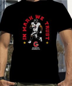 HOUSTON GAMBLERS: IN MARK THOMPSON WE TRUST TEE SHIRTS