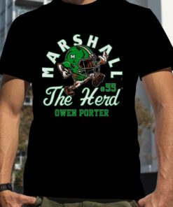 Marshall Thundering Herd Ncaa Football Owen Porter 2023 T-shirt