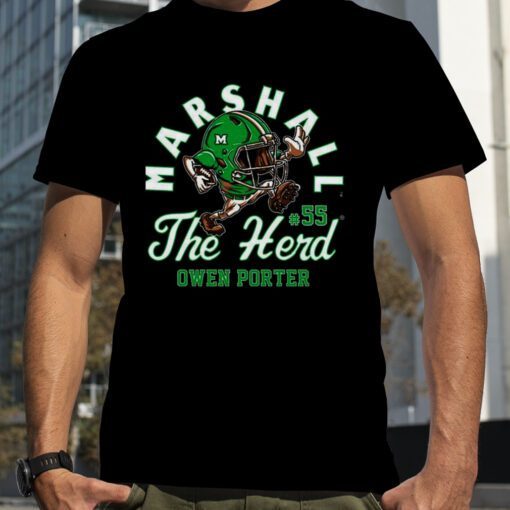 Marshall Thundering Herd Ncaa Football Owen Porter 2023 T-shirt