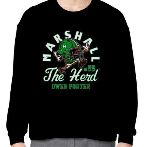 Marshall Thundering Herd Ncaa Football Owen Porter 2023 T-shirt