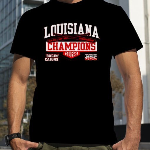 Louisiana Ragin’ Cajuns NCAA Sunbelt Softball Conference Tournament Champions 2023 Shirts