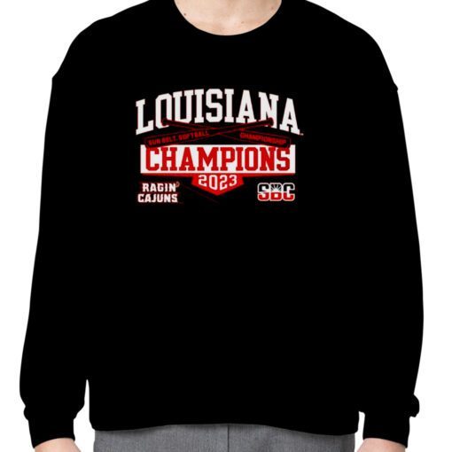 Louisiana Ragin’ Cajuns NCAA Sunbelt Softball Conference Tournament Champions 2023 Shirts