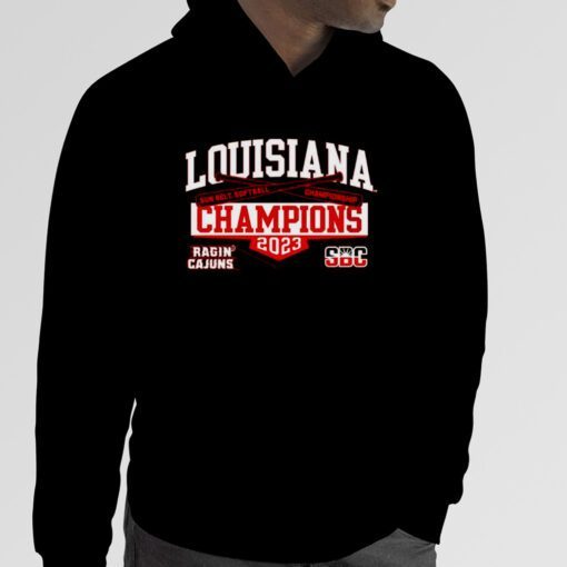 Louisiana Ragin’ Cajuns NCAA Sunbelt Softball Conference Tournament Champions 2023 Shirts