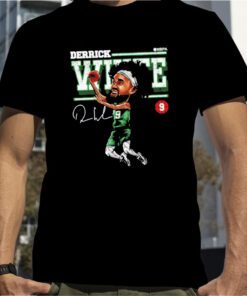 Boston Cartoon Derrick White Retro Shirt