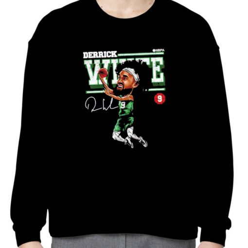 Boston Cartoon Derrick White Retro Shirt