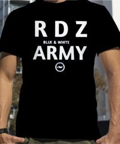 Brighton Hove Albion RDZ Army Blue and White Vintage Shirt