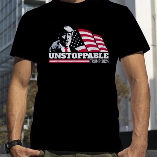 Unstoppable Patriotic Trump Re Election Campaign Retro Shirts