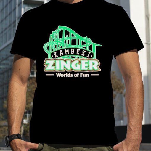 Worlds Of Fun Zambezi Zinger Vintage Shirt