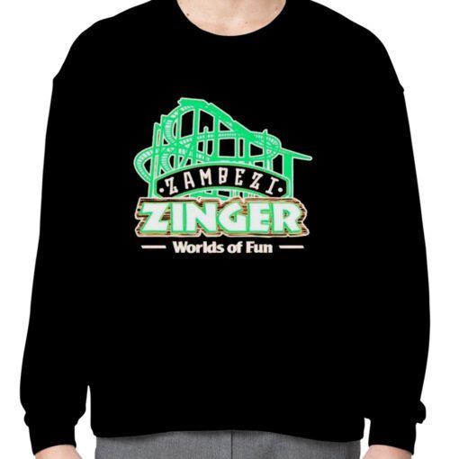 Worlds Of Fun Zambezi Zinger Vintage Shirt