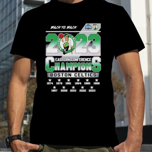 Back To Back 2023 Eastern Conference Champions Boston Celtics 1974 2022 2023 Shirts