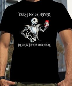 Jack Skellington touch my Dr Pepper I’ll drink it from your skull vintage shirt