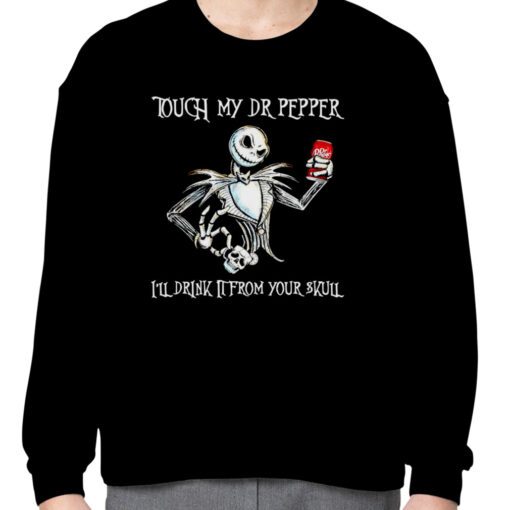 Jack Skellington touch my Dr Pepper I’ll drink it from your skull vintage shirt