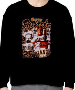 Barry Bonds 25 San Francisco Giants Signature 2023 T-Shirt