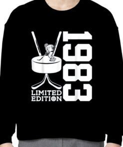 LIMITED EDITION 1983 ICE HOCKEY 40TH BIRTHDAY RETRO T-SHIRT