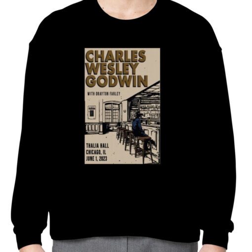 Charles Wesley Godwin June 1 2023 Chicago IL Thalia Hall Retro Shirt