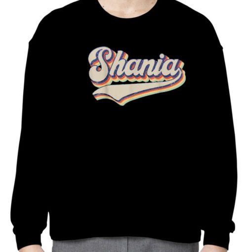 Shania Name Personalized Vintage Retro Gift Shirts