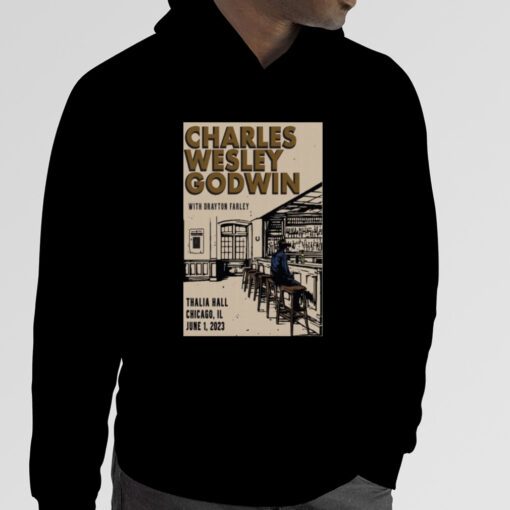 Charles Wesley Godwin June 1 2023 Chicago IL Thalia Hall Retro Shirt