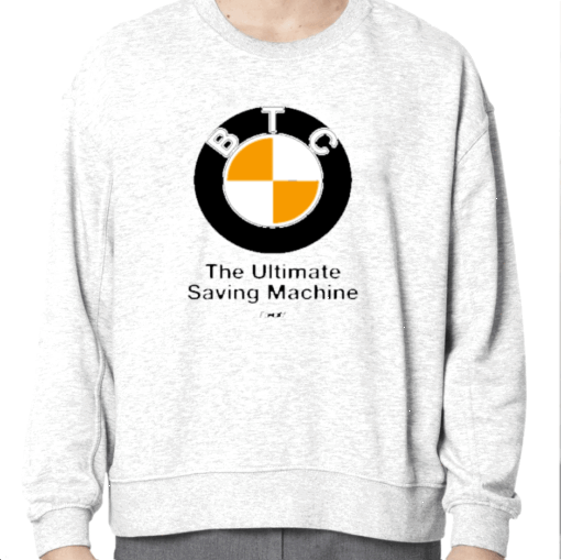 Btc The Ultimate Saving Machine Bitcoin Gift Shirt