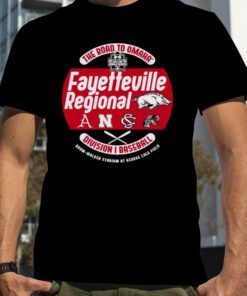 Arkansas 2023 Ncaa 4 Team Fayetteville Regional T-Shirt