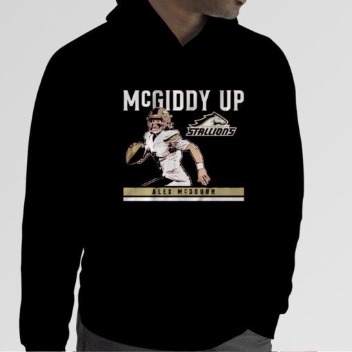 BIRMINGHAM STALLIONS: ALEX MCGOUGH MCGIDDY UP 2023 SHIRT