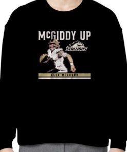 BIRMINGHAM STALLIONS: ALEX MCGOUGH MCGIDDY UP 2023 SHIRT