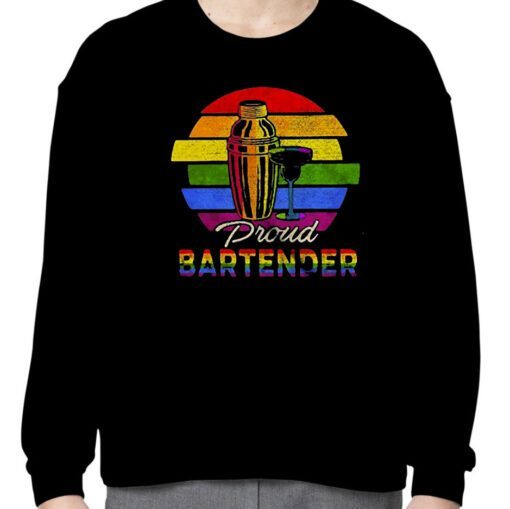 Proud Bartender Cool Lgbt 2023 Shirt