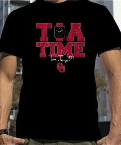 OKLAHOMA SOFTBALL: TIARE JENNINGS TIA TIME LOGO TEE SHIRT