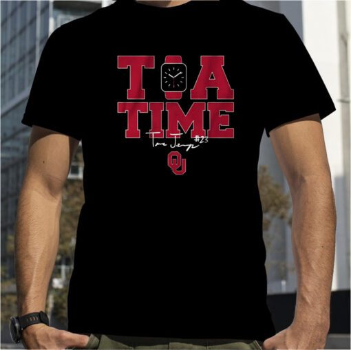 OKLAHOMA SOFTBALL: TIARE JENNINGS TIA TIME LOGO TEE SHIRT