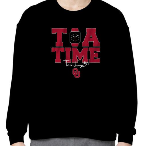 OKLAHOMA SOFTBALL: TIARE JENNINGS TIA TIME LOGO TEE SHIRT