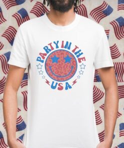 Party in the USA 4th of July Preppy Smile Gift Shirt