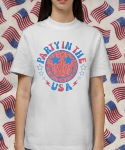 Party in the USA 4th of July Preppy Smile Gift Shirt