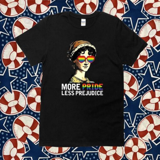 More Pride Less Prejudice Lgbt TShirt