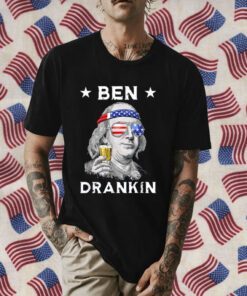 4th of July Ben Drankin Patriotic Retro T-Shirt