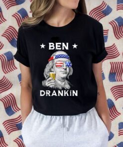 4th of July Ben Drankin Patriotic Retro T-Shirt