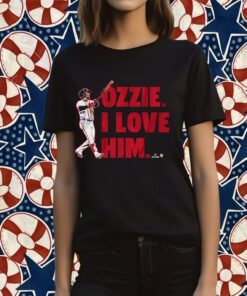 OZZIE ALBIES: I LOVE HIM 2023 SHIRT