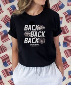 OKLAHOMA SOFTBALL: BACK TO BACK TO BACK TEE SHIRT