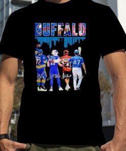 Buffalo Skyline sports team sports Team Player Signatures 2023 T-Shirt