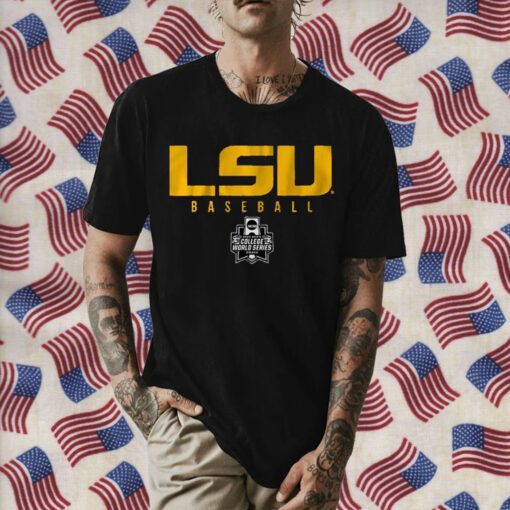 LSU BASEBALL, 2023 COLLEGE WORLD SERIES SHIRT