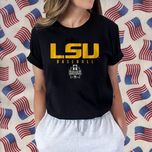 LSU BASEBALL, 2023 COLLEGE WORLD SERIES SHIRT