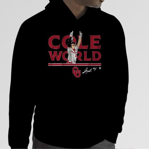 OKLAHOMA SOFTBALL: JAYDA COLEMAN COLE WORLD 2023 SHIRT