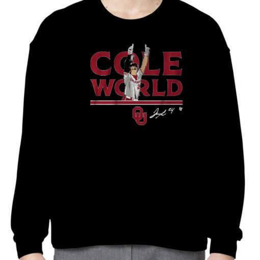 OKLAHOMA SOFTBALL: JAYDA COLEMAN COLE WORLD 2023 SHIRT