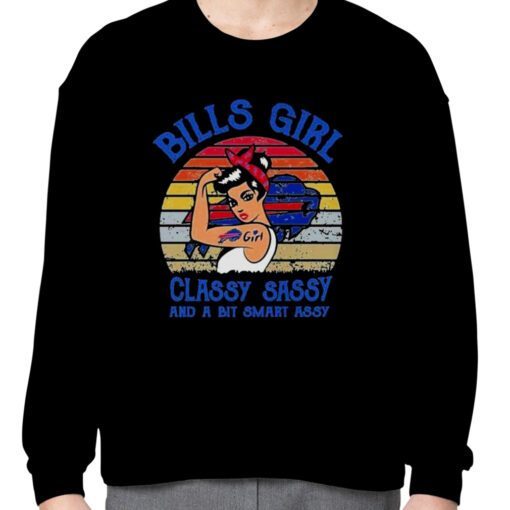 Bills Girl Classy Sassy And A Bit Smart Assy Retro Shirts